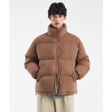 [블랙모먼트] 울솜 숏 패딩 재킷 [브라운]