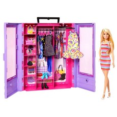 바비(Barbie) 바비와 퍼플의 옷장 코디네이터 여러가지 인형&패션 세트 바비