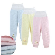 【mamabao】保暖空氣棉護肚褲 睡褲 居家褲 高腰護肚長褲，高腰設計完整包覆腹部，給您極致舒適的居家體驗