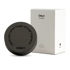 오도르 차량용 방향제 송풍구 디퓨저 블랙(무광), 1개, 쿨그레이