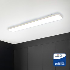 LED 제이드 주방등 대 60W 골드 슬림 일자등 국산 6500K