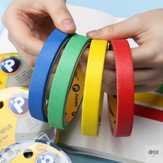 직코몰 컬러 마스킹 테이프 황색 24x10m M2410Y 도장테이프