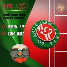 쿠쿠스토어 테니스 라켓 충격 흡수기 기념판 액세서리 실리콘 방진, 02 1 PC-Green