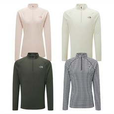 노스페이스 남여공용 올데이 스트레치 롱슬리브 집 티 NT7LP61 BZR618 QDH430