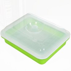 수경재배 새싹보리 밀싹 트레이 채소 키우기 실내 화분, 1개