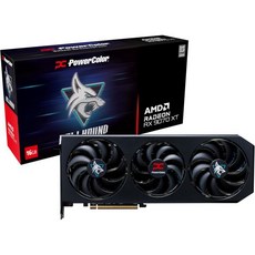 파워컬러 헬하운드 스펙트럴 화이트 AMD 라데온 RX 9070 XT 16GB GDDR6, 9070 XT 16GB Hellhound