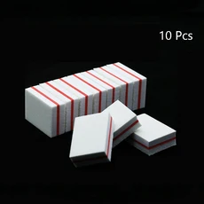 전문 미니 네일 아트 버퍼 100/180 사포 매니큐어 케어 파일 샌딩 연마 손톱 그라인딩 장비 도구 50 개