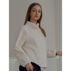 탑텐 TOPTEN 여성 플러피플리스 하프넥 풀오버_MBF4TR2272 593849