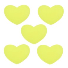 YELARXI 테니스 라켓 진동 댐프너 부드러운 실리콘 라켓 충격 흡수 장치 테니스 라켓 스트링에 적합 - 하트 모양 (핫핑크 5개), 연한 녹색