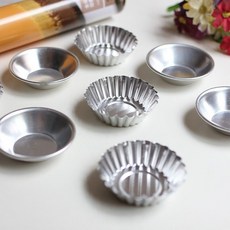 鋁合金蛋塔模具 蛋糕杯 馬芬杯 家用烘焙DIY, 1個, 鋁箔款，滿60送40