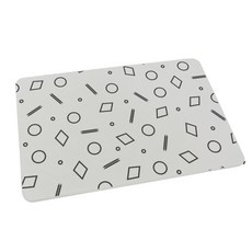 SONAQUEEN 珪藻土吸水地墊 大尺寸 60x39x0.9cm 幾何灰 SGS認證 浴室防潮腳踏墊, 1個, 03(幾何灰)60x39x0.9cm