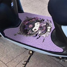 機車腳墊 電動車腳墊 電瓶車腳墊 防滑墊, 1個, 庫洛米,25x40釐米
