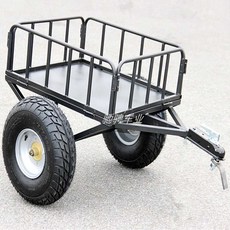 ATV 트레일러 짐수레 구르마 화물칸 짐칸 수레 사발이, 트레일러 + 3홀 허브 시트 + 볼 조인트, 1개, 견인버킷 + 3홀 허브 시트 세트