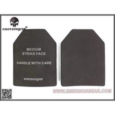 Emerson愛默生 防彈板模型 防彈背心用抗彈板 EVA材質 327ｘ255mm 2片, 1個, 文字款