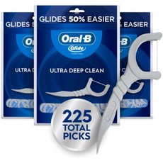 오랄-비 글라이드 3D 화이트 치실 픽스 레디언트 민트 75개입 패키지, 쿨 민트, 75피트 (3개 묶음), 1개