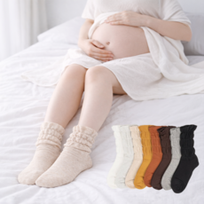 복다주리 발목 조임없는 사계절 무압박 임산부 조리원 양말 4P, 1세트