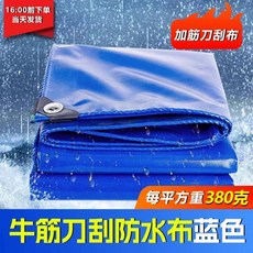 방수 방수포 트럭 대형 캔버스 농가 그린 10x20m 도톰한 바닥 타포린 천막 원단 단열, N. 4x5m, G. 블루 칼날 일반