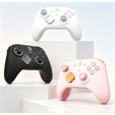 ZD 슈퍼레전드 8K 게임 컨트롤러 블루투스 게임패드 Steam PC Xbox NS Switch2 호환OK, ZD-U32모델(충전독미포함)-핑크
