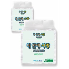 내 안에 사랑 위생 깔개패드형 성인기저귀/패드, 특대형, 10개입, 2개