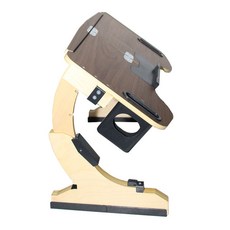 承重床上桌 電腦支架 懸空宿舍懶人桌 可移動桌面, 胡桃木色桌面升降摺疊木製桌