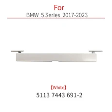 BMW 17-23 G30 F90 왼쪽 오른쪽 지붕 레일 몰딩 트림 수화물 랙 커버 플레이트 5 시리즈 51137443691, 01 China Mainland, 03 White