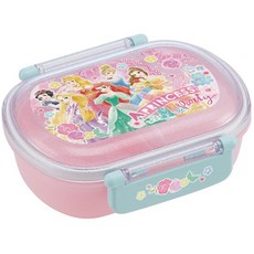 스케이터 디즈니 프린세스 어린이 항균 도시락통 360ml QAF2BAAG-A 일본제, 1개, プリンセス21