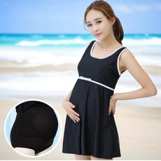 온타겟 임산부 모노키니 임부용 편안한 원피스 수영복