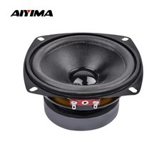 AIYIMA 1Pcs 4 인치 휴대용 전체 범위 사운드 스피커 8 옴 50W TV 컴퓨터 우퍼 오디오 DIY 홈 시어터