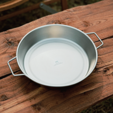 키녹스 캠핑 유틸리티 팬 1100 플레이팅 그릇 냄비, 1개, 실버