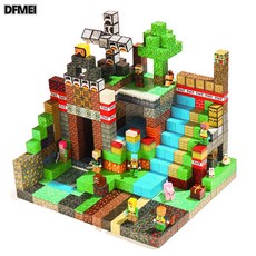 DFMEI 我的世界磁力方塊全套正版人物磁力積木男孩女孩拼圖diy積木玩具, 1個, 福利【隨機20顆】我的世界磁吸方塊:如圖, 1片