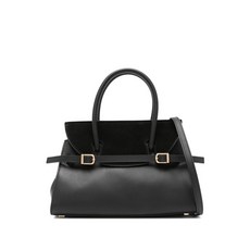 심카이 리버 스웨이드 스몰 버클 토트 백