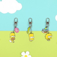 [희망노트] 심슨 캐릭터 메탈 키링