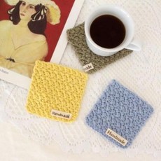 러브컨츄리 아이원추 티매트 만들기 뜨개질 DIY 패키지, 215, 1개