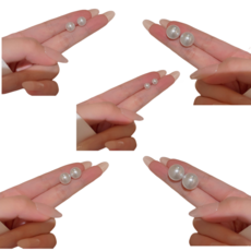 케이엠 925 진주 이어링 5종