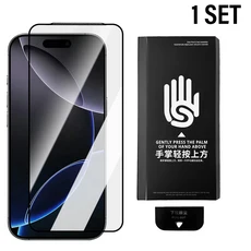 스카이콩콩아이폰 17 에어 프로 맥스용 HD/안티 스파이 스크린 보호 필름 먼지 없는 설치 프라이버시, 03 번들 20, 02 HD Film 1 SET