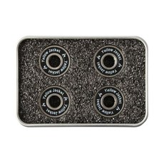 옐로우 재킷 프리미엄 스쿠터 베어링 킥 608 ABEC 9 봄버 블루 4개입, 1, 검은색