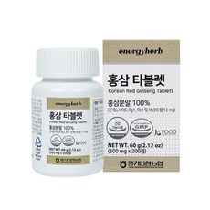 풍기인삼농협 에너지허브 홍삼 타블렛 200정 x 5개