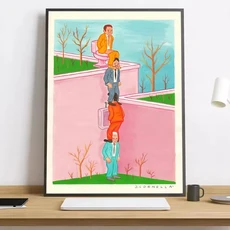 조안 코넬라 골키퍼 햄버거 야구 월 아트 캔버스 북유럽 포스터 프린트 벽 그림 거실 장식, [06] 40X50cm No Framed, [09] I, 1개