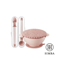 小獅王辛巴 美味曲奇寶寶餐具組 栗粉, 1個