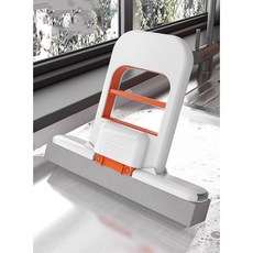 다용도 스퀴지 청소도구 화장실 싱크대 겸용 물기 제거기 욕실 거울 유리창 물때제거 슬림형 손잡이형 청소 필수템 강력 건조 물청소 위생 관리 도구 화장실 결로 제거기, 오렌지, 1개