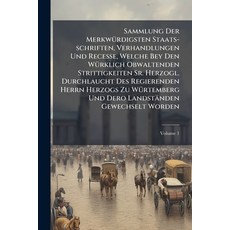 (영문도서)Sammlung Der Merkwürdigsten Staats-schriften Verhandlungen Und Recesse Welche... Paperback, Nabu Press, English, 9781245353229
