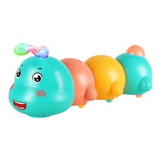 QDY 어린이를위한 전기 장난감 재미있는 교육 걷는 소리 조명 소년을위한 아기 뮤지컬, 27x22x11cm., 플라스틱, 여러 가지 빛깔의, 1개