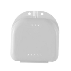 보관통 틀니 의치 세척컵 보관함 물빠짐 거치대 세정 교정기, 화이트, 화이트, 화이트 DC004611