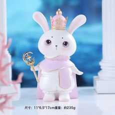 thingswoo 日月神兔擺件, 1件, 中號錢罐-紫衣教主:日月神兔