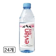 에비앙 크리스탈 생수, 500ml, 24개