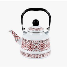 법랑 인덕션용 보온 찌누청 컬러 주방용 예쁜, 1.1l, 레드 타겟