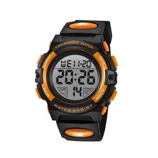 아동용 시계 만 3-15세 남아용 시계 아동용 디지털 스포츠 야외 아날로그 시계 LED 50M 방수 알람 손목 시계 실리콘 밴드 포함 어린이 남아 여아 어린이 생일