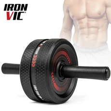 아이언빅 초저소음 AB 슬라이드 롤아웃 복근 코어 운동기구, IRVCA00020, 혼합색상