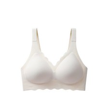 티류으스 여성 여름 노와이어 심리스 브라 빅사이즈 일체형 컵 등살커버 가슴작아보이는 임산부 브래지어 Lyw