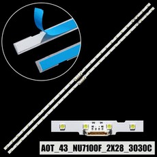 AOT_43_NU7100F_2X28_3030C용 LED 백라이트 스트립 UA43N5500AK UA43NU7090W, 01 For 15 TV, 01 빠른  Mainland